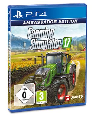 Диск Farming Simulator 17 Ambassador Edition для PS4 [Blu-Ray диск] (85234920)