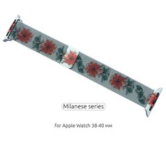 Ремешок ArmorStandart Apple Milanese Loop Band for Apple Watch 38mm/40mm Flowers Fuchsia