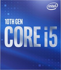 Процессор Intel Core i5 10400F 2.9GHz (12MB, Comet Lake, 65W, S1200) Box (BX8070110400F)