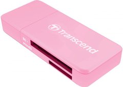 Кардридер Transcend Cardreader USB 3.0/3.1 Gen 1 Pink (TS-RDF5R)