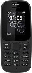 Мобільний телефон Nokia 105 Single Sim New Black (A00028356)