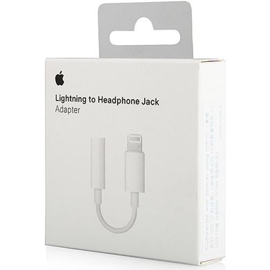 Адаптер Apple Lightning -> 3.5mm White Original