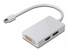 Переходник Assmann MiniDisplayPort to DisplayPort/HDMI/DVI (AK-340509-002-W)