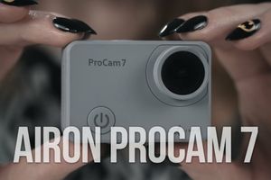 Екшн камера Airon ProCam 7 Touch Grey набір блогера-початківця. Огляд