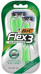 Чоловічий верстат для гоління - Bic Flex 3 Sensitive 3шт (3086123568686)
