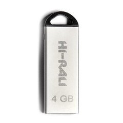 Флешка Hi-Rali USB 4GB Fit Series Silver (HI-4GBFITSL)