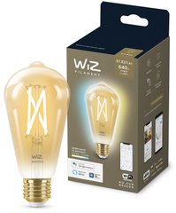 Умная лампа WiZ E27 7W(50W 640Lm) ST64 2000-5000K Wi-Fi (929003018701)