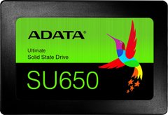 Накопитель ADATA Ultimate SU650 480GB 2.5" SATA III 3D NAND TLC (ASU650SS-480GT-R)