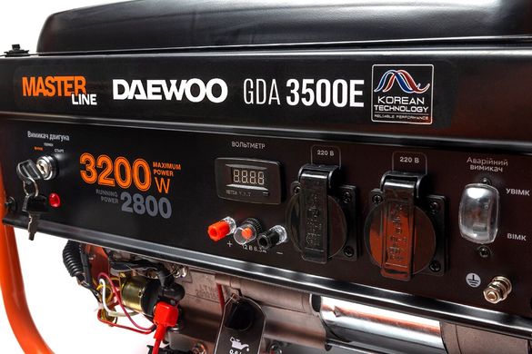 Генератор бензиновый Daewoo GDA 3500E