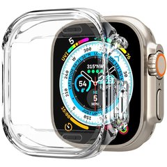 Чехол-накладка Spigen Ultra Hybrid Apple Watch Ultra 49mm Crystal Clear (ACS05459)