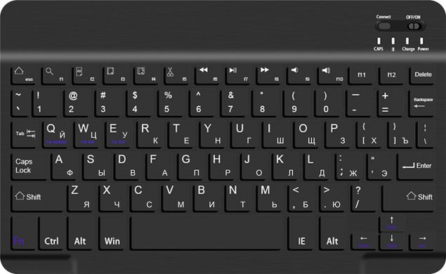 Чохол AIRON Premium для Samsung Tab S7 FE (T730/T735) 12.4" 2021 із Bluetooth клавіатурою Black