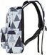 Рюкзак для ноутбука 2Е TeensPack Triangles White (2E-BPT6114WT)