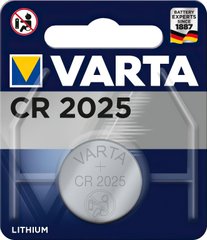 Батарейка VARTA CR 2025 Lithium 1шт.