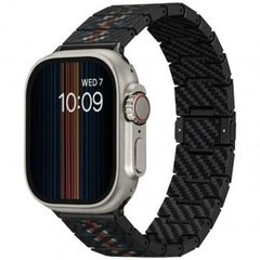 Ремешок Pitaka Rhapsody Carbon Fiber Watch Band для Apple Watch 49/45/44mm Black (AWB2301)