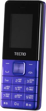 Мобильный телефон TECNO T301 2SIM Blue (4895180778698)