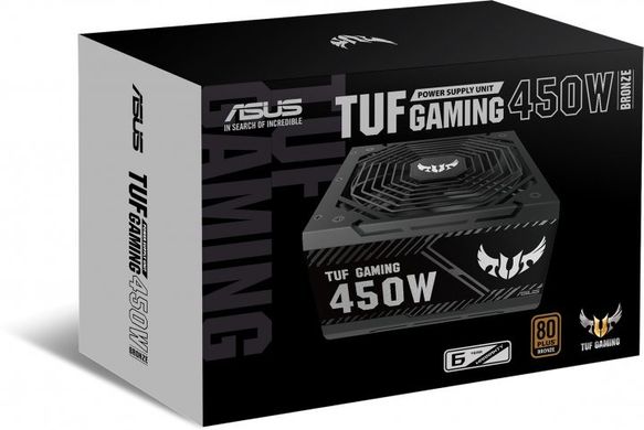 Блок питания Asus TUF Gaming 450W 80+ Bronze (TUF-GAMING-450B)