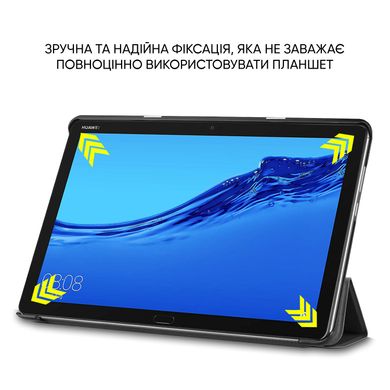 Обложка Airon Premium для HUAWEI M5 Lite 10.1 "с защитной пленкой и салфеткой Black (4822352781017)