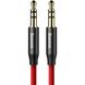 Аудио-кабель Baseus Yiven Audio Cable M30 1.5M Red+Black (CAM30-C91)