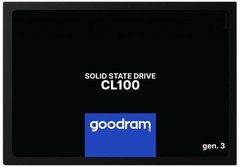 SSD-накопичувач 120GB GOODRAM CL100 GEN.2 2.5" SATAIII TLC (SSDPR-CL100-120-G3)