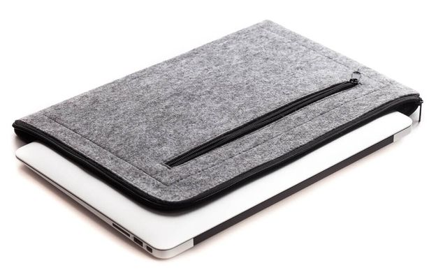 Чохол для ноутбука Gmakin Felt Cover horisontal для Macbook 13 new light grey GM67-13New (ARM53125)