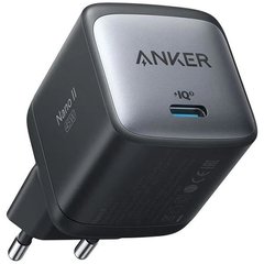Сетевое зарядное устройство Anker PowerPort 713 Nano II GaN 45W Black (A2664G11)