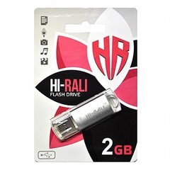 Флешка Hi-Rali 2GB Rocket Series Silver (HI-2GBRKTSL)