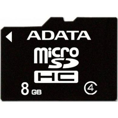 Карта пам'яті ADATA 8 GB microSDHC class 4 AUSDH8GCL4-R