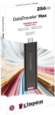 Флеш-накопичувач Kingston USB 3.2 DT Max 256GB Black