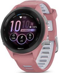 Смарт-часы Garmin Forerunner 265S Black Bezel with Light Pink Case and Light Pink/Whitestone Silicon
