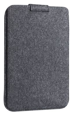 Чехол для ноутбука Gmakin Felt Cover with clasp for Macbook 15 dark grey GM56-15