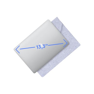 Фетрова обкладинка Airon Premium для ноутбука 13,3" Grey (4822356710620)
