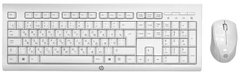 Комплект (клавіатура, мишка) HP C2710 White WL Ru (M7P30AA)