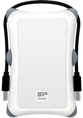 Внешний жесткий диск 1Tb Silicon Power Armor A30, White, 2.5"", USB 3.0 (SP010TBPHDA30S3W)