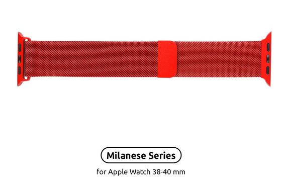 Ремешок ArmorStandart Apple Milanese Loop Band for Apple Watch 38mm/40mm Red