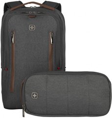 Рюкзак для ноутбука Wenger City Upgrade 16 "Grey + сумка (606489)