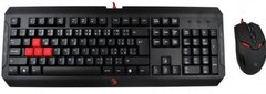 Комплект (клавіатура, мишка) A4Tech Q1100 Bloody Black