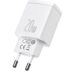 Зарядное устройство Baseus 2xUSB 20W (USB-C+USB-A) Белый