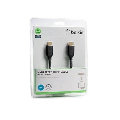 Кабель Belkin HDMI (AM/AM) High Speed Ethernet 5m, 4K/Ultra HD, Gold-Plated