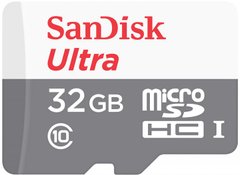 Карта памяти SanDisk microSDHC (UHS-1) Ultra 32Gb class 10 A1 (SDSQUNR-032G-GN3MN)