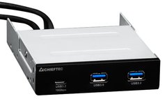 USB Хаб Chieftec MUB-3003C 3.5" 2xUSB 3.1 Gen.1 / 1xUSB 3.1 Gen.2 Type-C (MUB-3003C)