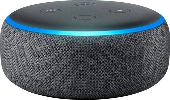 Портативна акустика Amazon Echo Dot (3gen, 2018) Charcoal English Language