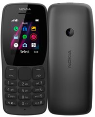 Мобильный телефон Nokia 110 DS 2019 Black (16NKLB01A07)