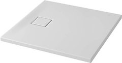 Душовий піддон Cersanit TAKO SLIM 80x4 білий матовий + сифон (S932-157)