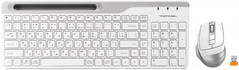 Комплект (клавиатура, мышка) A4Tech Fstyler FB2535C Icy White