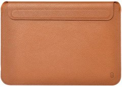 Чехол WIWU Genuine Leather Laptop Sleeve MacBook 16 Brown