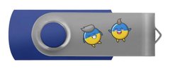 Флешка USB 32GB GOODRAM Ukrane UTS2 Process Blue (UTS2-0320B0R11-UA)