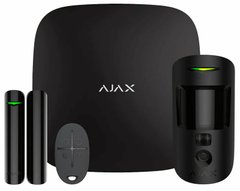 Комплект охоронної сигналізації Ajax StarterKit Cam Black (000016586)