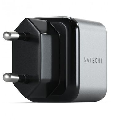 Зарядное устройство Satechi 30W USB-C PD Gan Wall Charger Space Gray (ST-UC30WCM-EU)