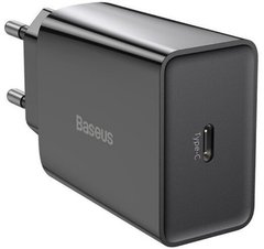Зарядное устройство Baseus 1xUSB 20W (USB-C) Черный