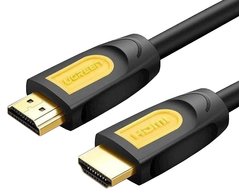 Кабель Ugreen HD101 HDMI Round Cable 3m Yellow/Black (UGR-10130)